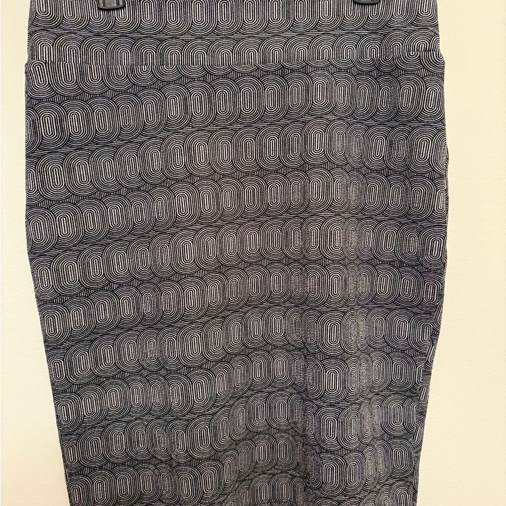 LuLaRoe Black and White Geometric Pencil Skirt